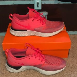 Nike Odyssey React 2 Flyknit Ember Red Size 11